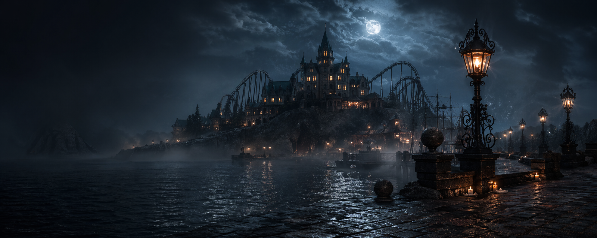 Horror-Bark harbor arrival